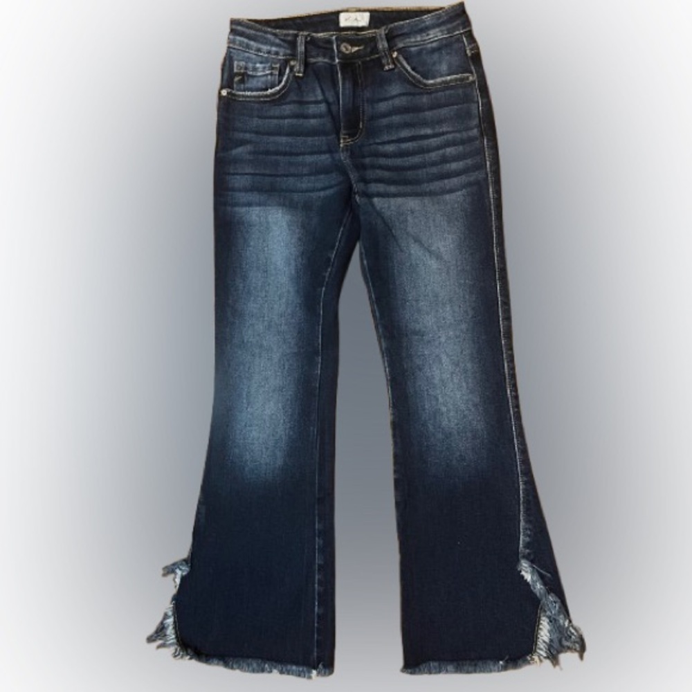 KanCan Women's Flare & Wide Leg Jeans - Dark Wash